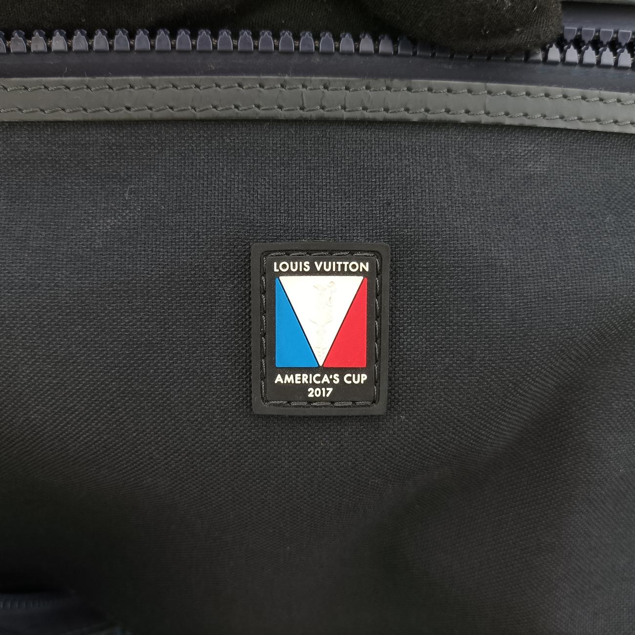 Keepall 55Black x white x BlueDamier CobaltN44013MB0177キーポル 55ブラック×ホワイト×ブルーダミエ コバルトN44013MB0177