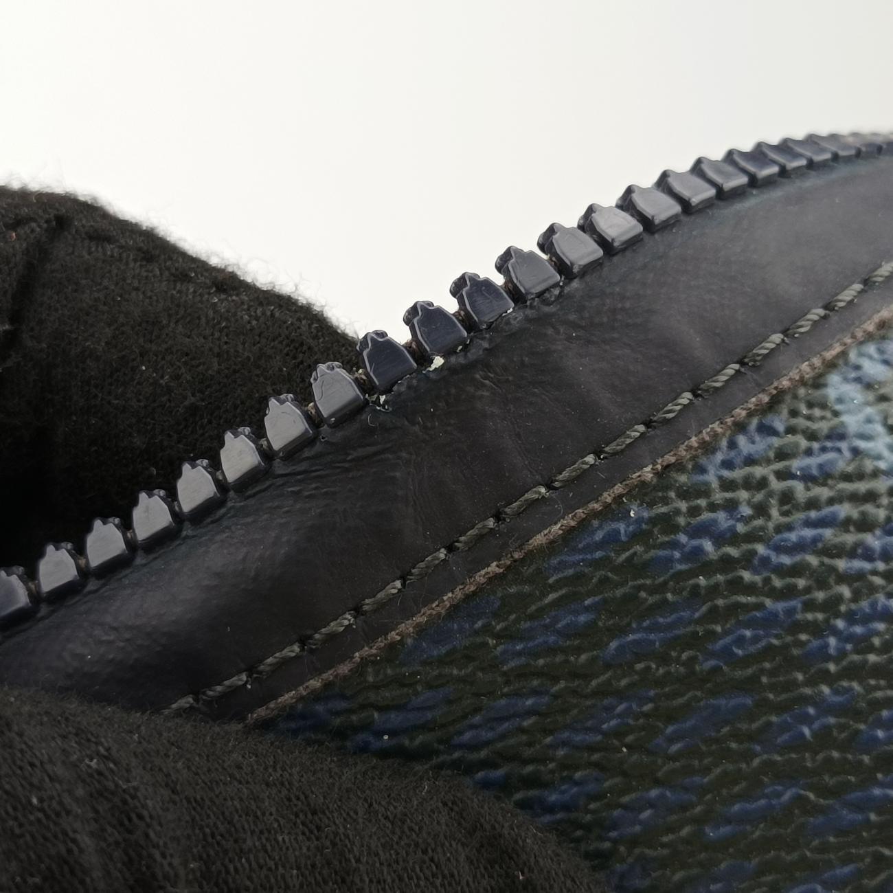 Keepall 55Black x white x BlueDamier CobaltN44013MB0177キーポル 55ブラック×ホワイト×ブルーダミエ コバルトN44013MB0177