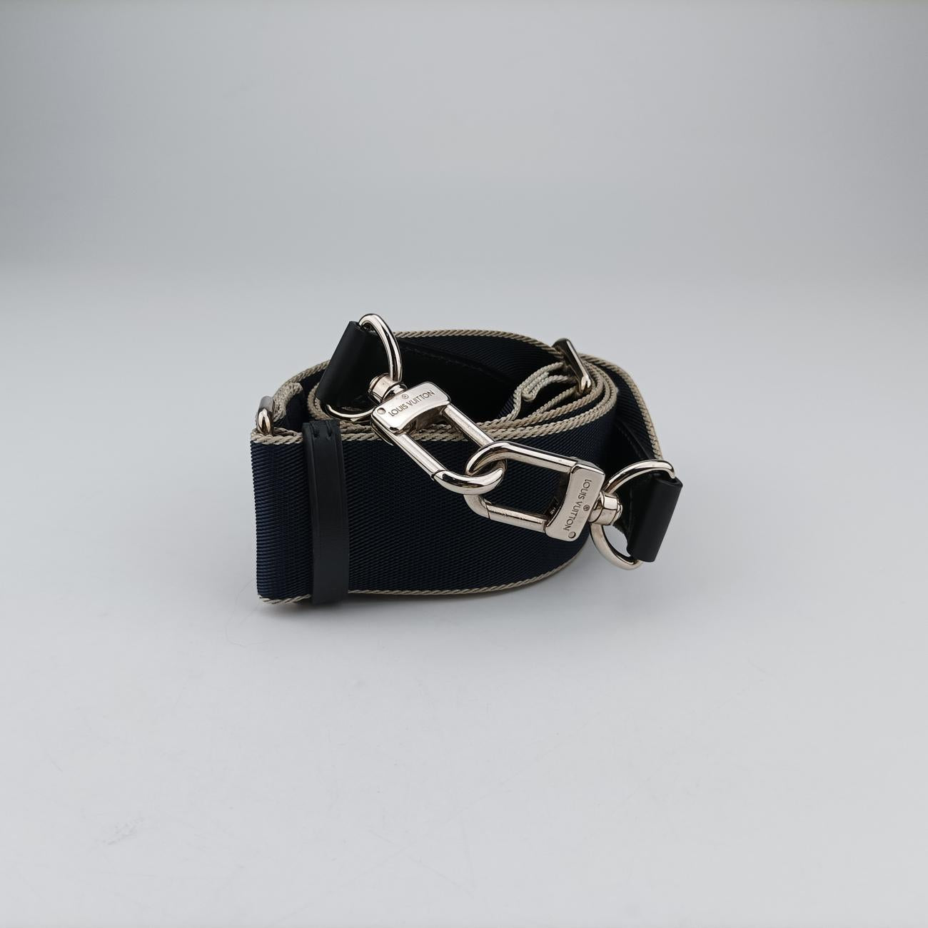 Keepall 55Black x white x BlueDamier CobaltN44013MB0177キーポル 55ブラック×ホワイト×ブルーダミエ コバルトN44013MB0177