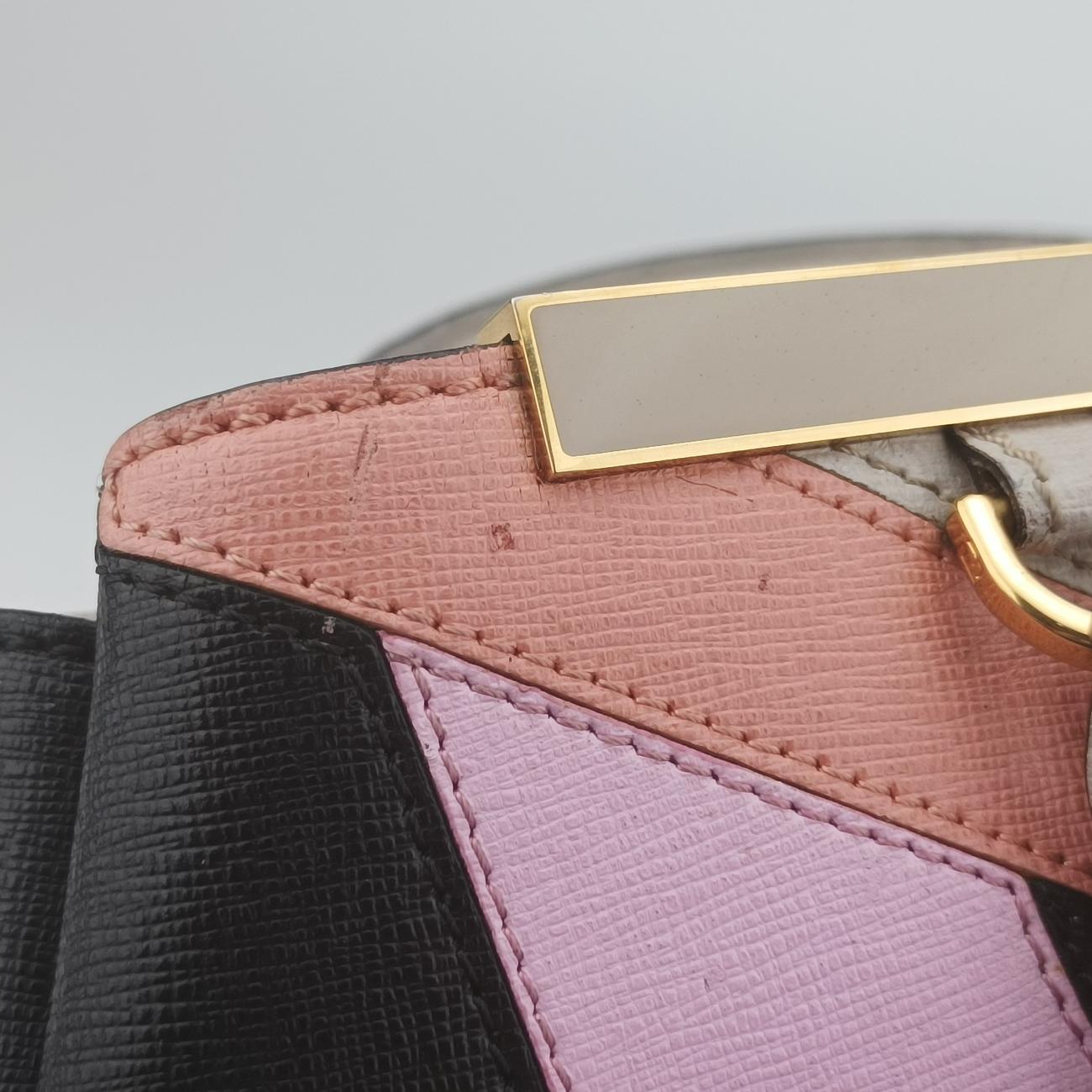 Petite 2 JOURSBlack x Pink×BeigeLeather8BH2538BH253-43T--159-8762プチ トゥージュールブラック×ピンク×ベージュレザー8BH2538BH253-43T--159-8762