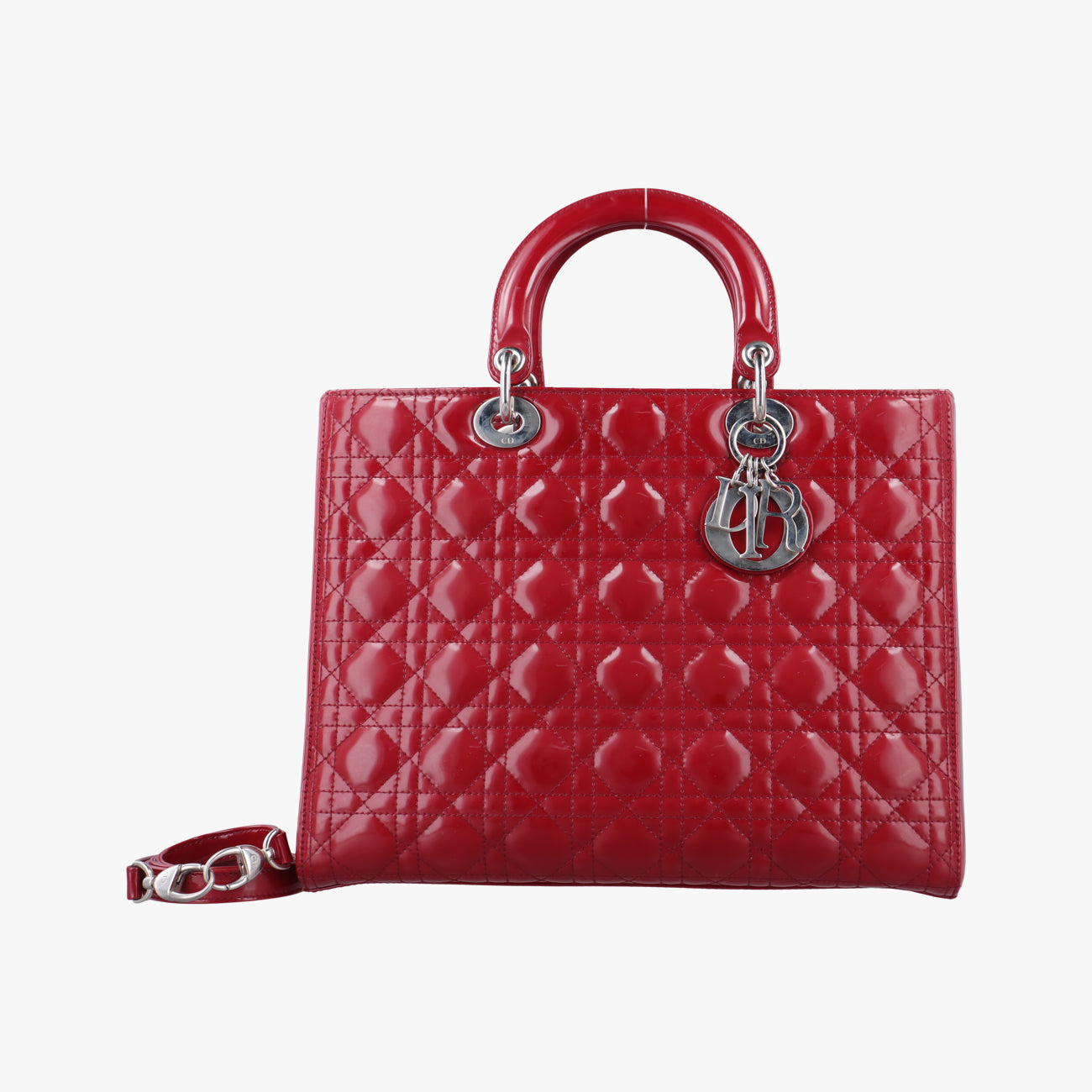 Lady DiorRedpatent16-BO-0121 Bレディディオールレッドパテント16-BO-0121 B