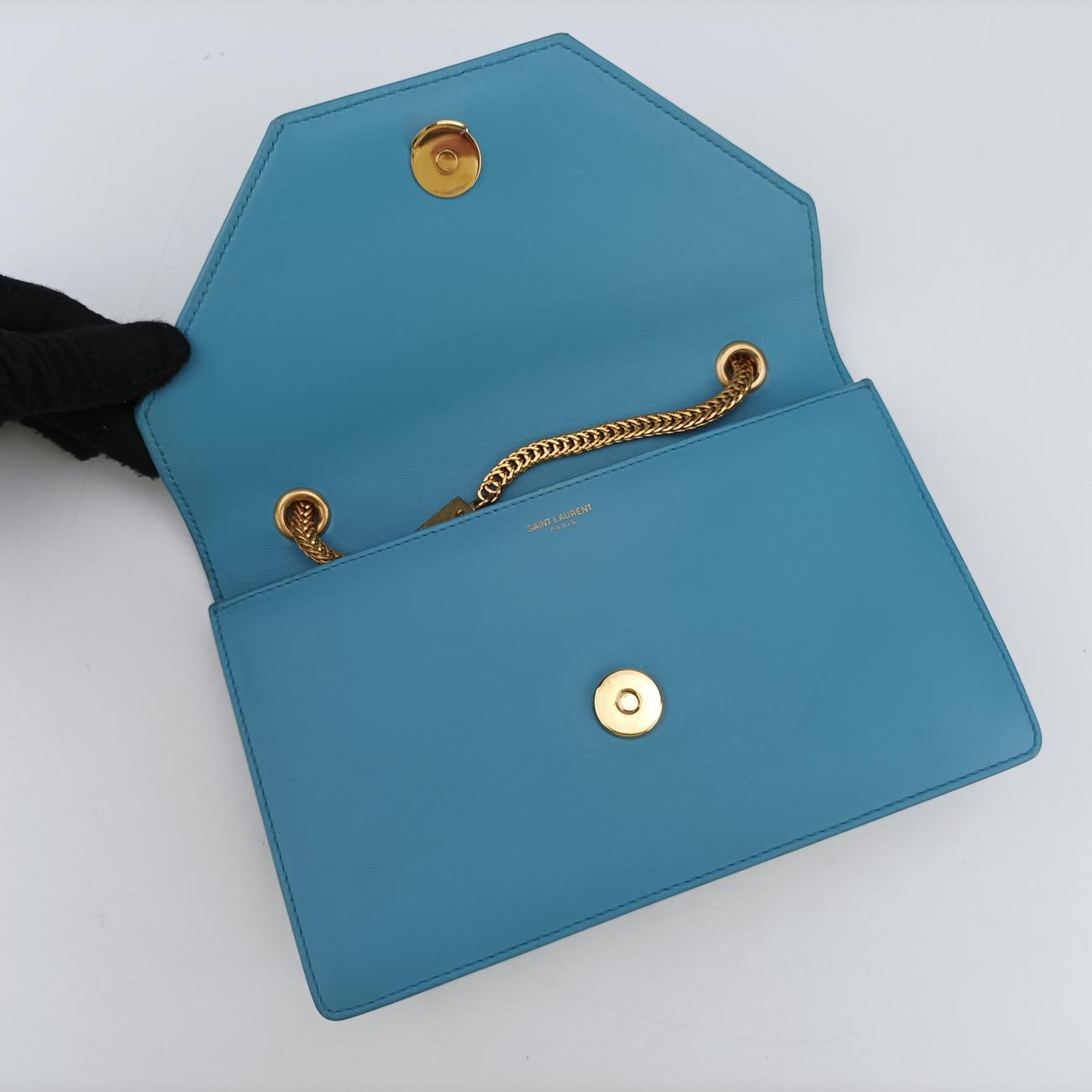 Small Betty FlapBlueLeather314516314516.000926ベティ スモールブルーレザー314516314516.000926