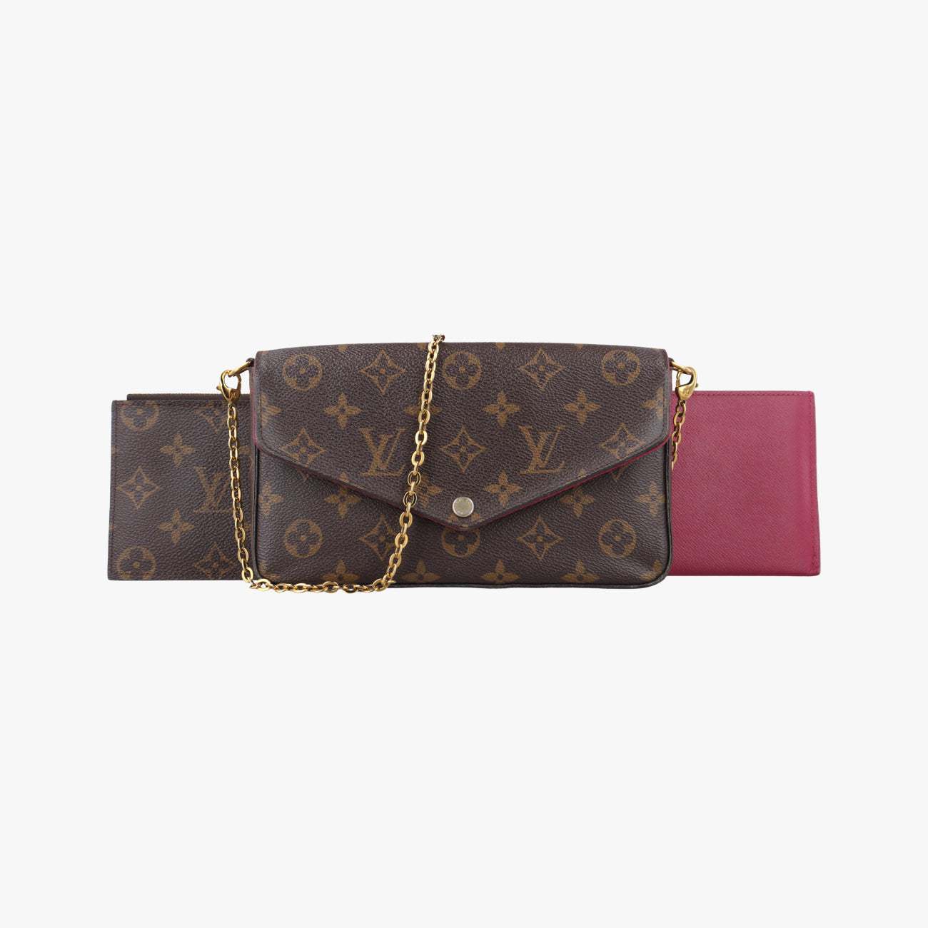 Pochette FéLICIEBrownMonogram CanvasM61276MI1107ポシェット フェリシーモノグラム/ブラウン系モノグラムキャンバスM61276MI1107