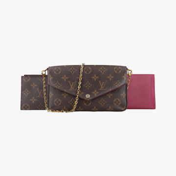 Pochette FéLICIEBrownMonogram CanvasM61276MI1107ポシェット フェリシーモノグラム/ブラウン系モノグラムキャンバスM61276MI1107