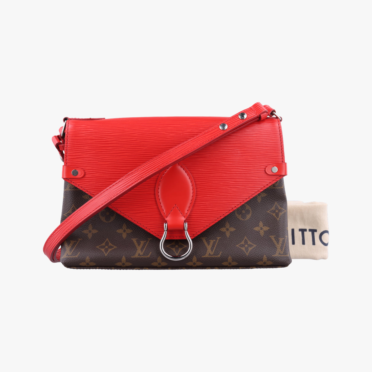 SAINT MICHELbrown×COQUELICOTMonogram Canvas×calf leatherM44031CA4107サンミシェルモノグラム/ブラウン系×コクリコモノグラムキャンバス×カーフレザーM44031CA4107