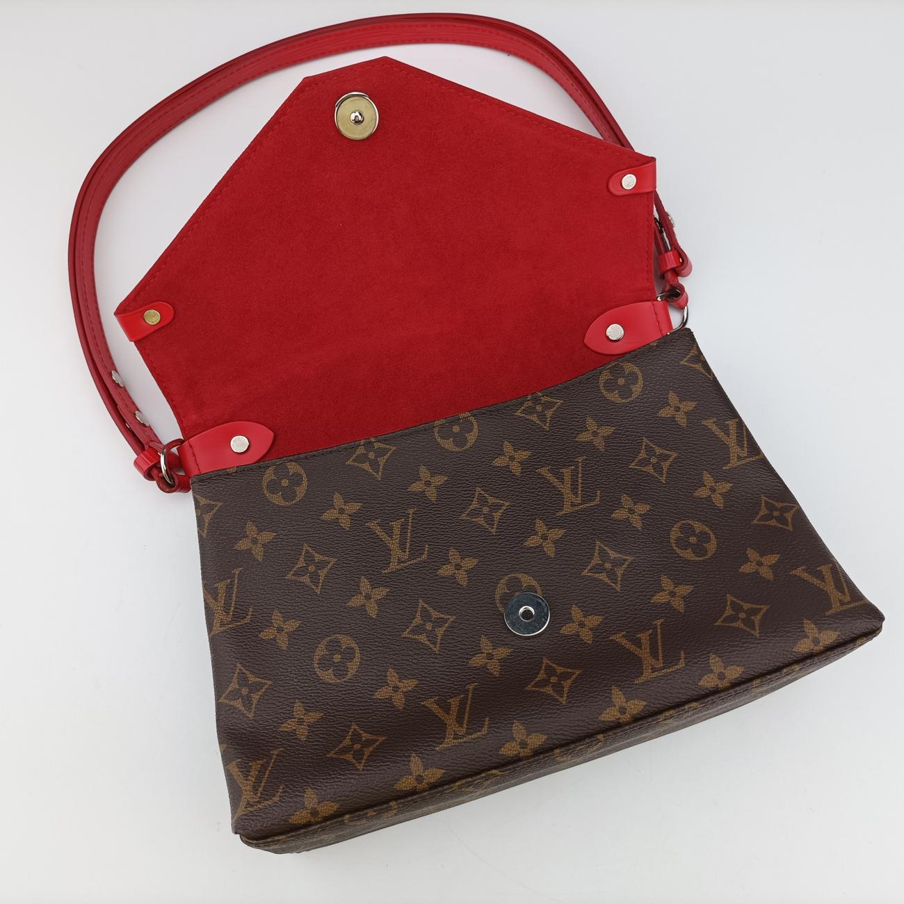 SAINT MICHELbrown×COQUELICOTMonogram Canvas×calf leatherM44031CA4107サンミシェルモノグラム/ブラウン系×コクリコモノグラムキャンバス×カーフレザーM44031CA4107