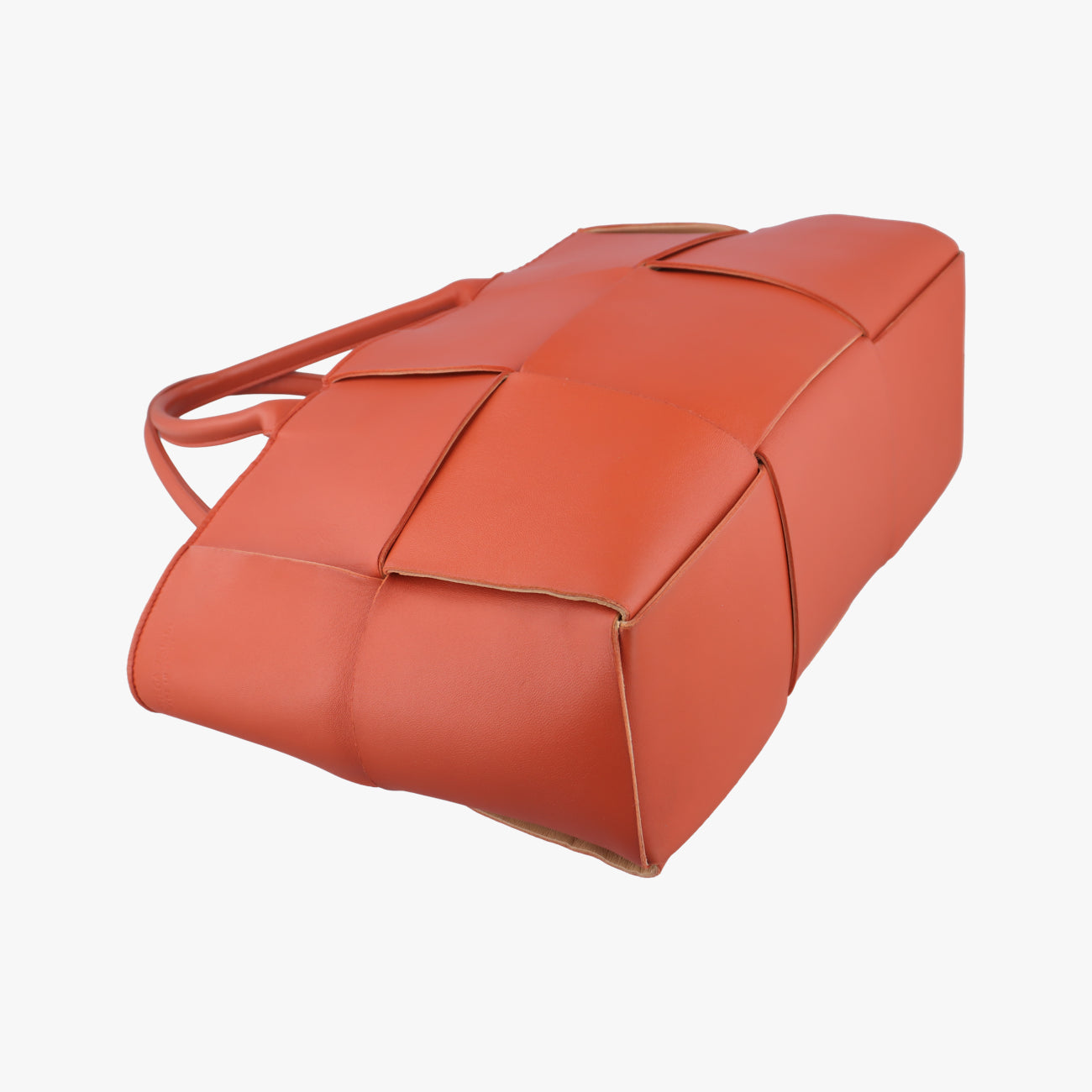 THE ARCO ToteOrange RedlambskinB09578945Lザ アルコトートオレンジレッドラムスキンB09578945L