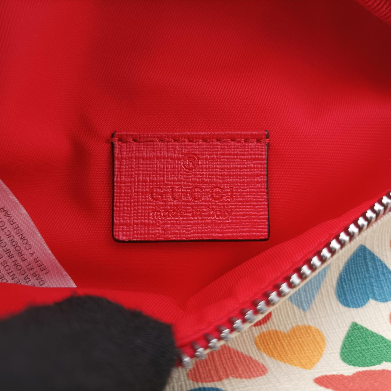 kids GG Top strawberry PrintMulticolourPVC coated canvas502095H033679399キッズ GG トップ ストロベリー プリントマルチカラーPVCコーティングキャンバス502095H033679399