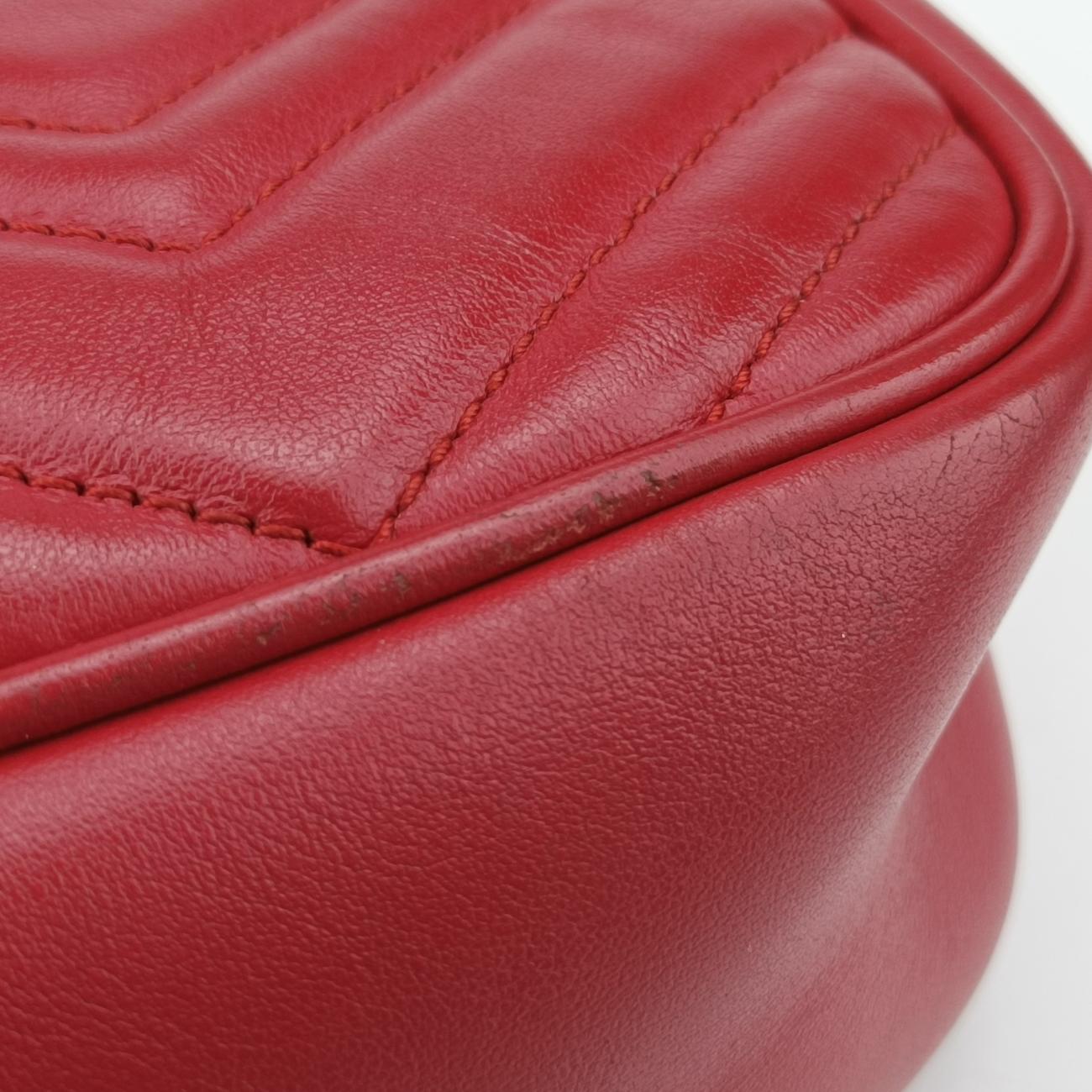 GG MarmontRedLeather447632E024903491GGマーモントレッドレザー447632E024903491
