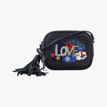 blogger bagBlack×MulticolorLeather457574FLY457574.1016ブロガーバッグブラック×マルチカラーレザー457574FLY457574.1016
