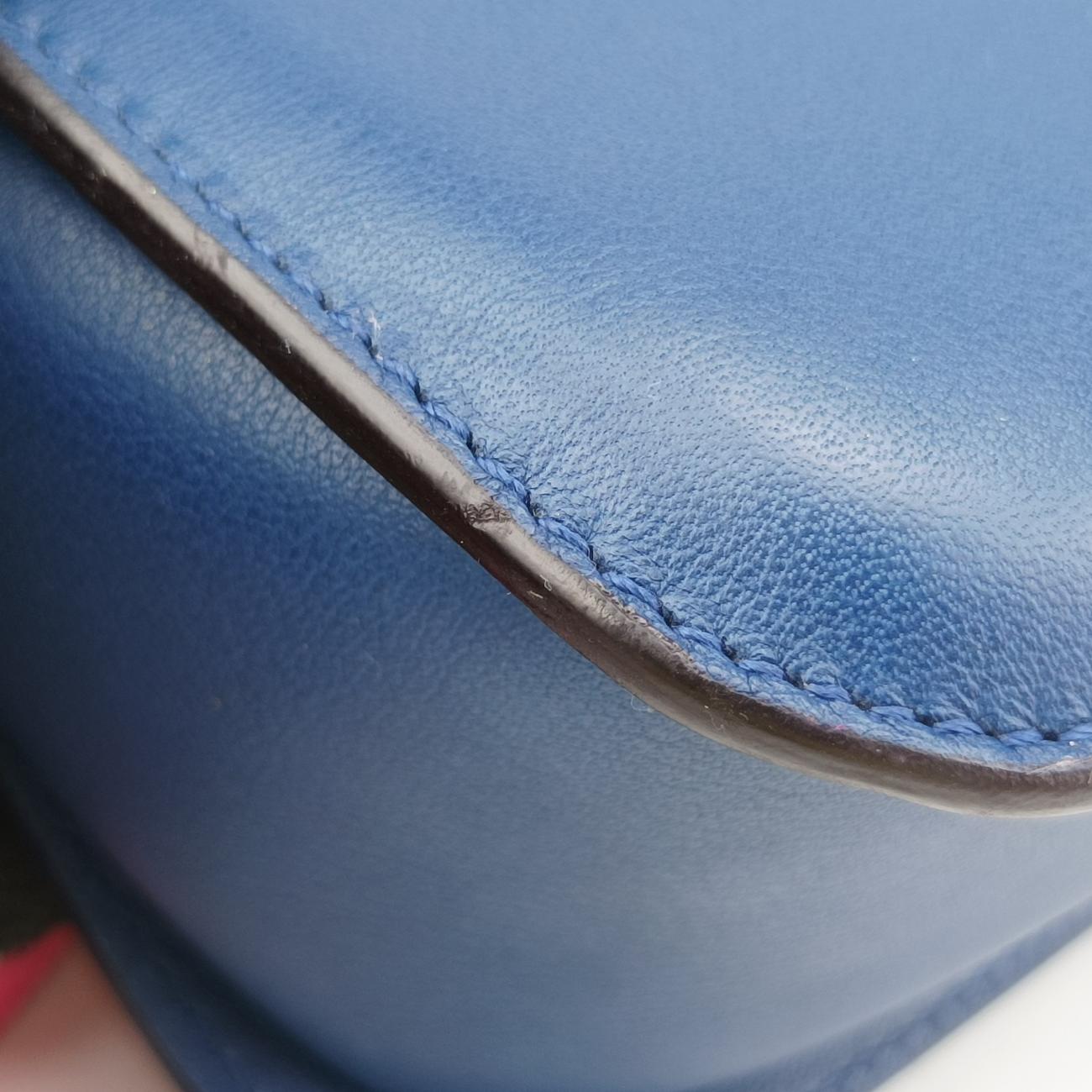 Diorissimo Promenade Envelope PouchPink x NavyLeather28-MA-0135ディオリッシモ プロムナード エンベロープポーチピンク×ネイビーレザー28-MA-0135
