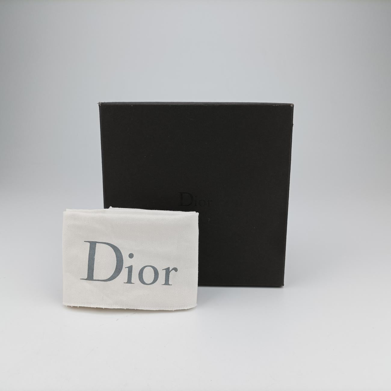 Diorissimo Promenade Envelope PouchPink x NavyLeather28-MA-0135ディオリッシモ プロムナード エンベロープポーチピンク×ネイビーレザー28-MA-0135