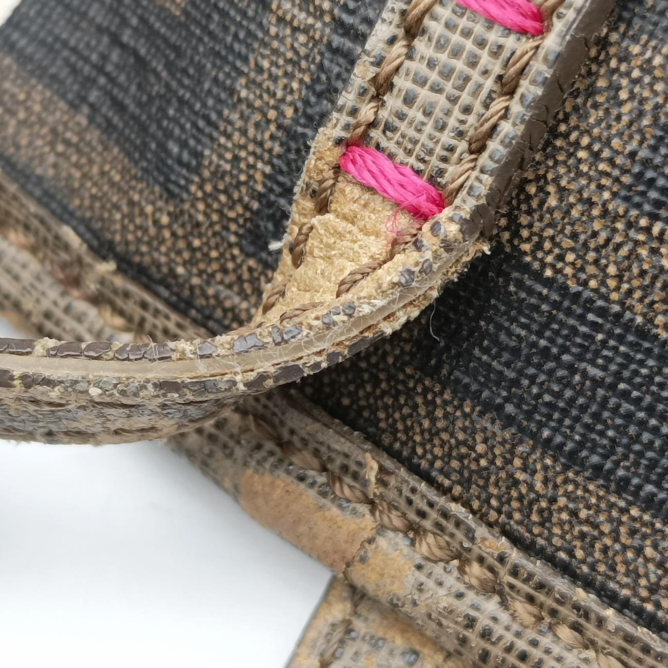 Hollow ToteBrown×MulticolourPVC coated canvas8BH1858BH185-HQP-128-2111プリントロールトートブラウン×マルチカラーPVCコーティングキャンバス8BH1858BH185-HQP-128-2111