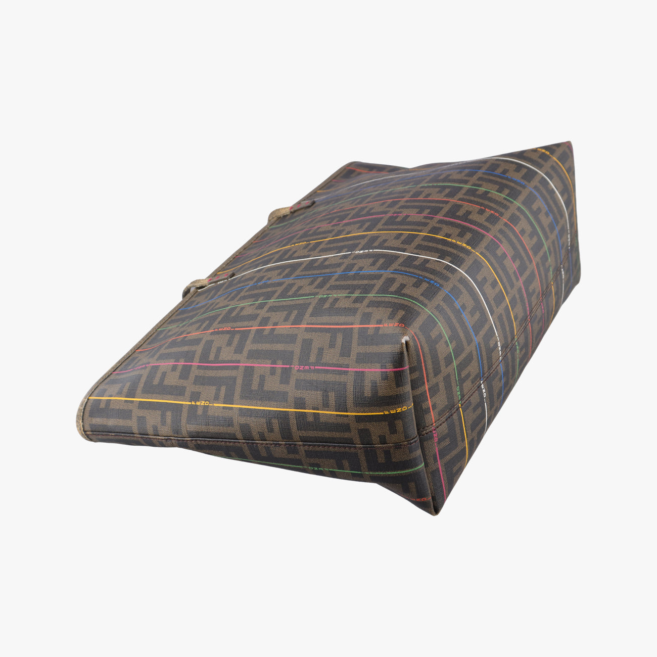 Hollow ToteBrown×MulticolourPVC coated canvas8BH1858BH185-HQP-128-2111プリントロールトートブラウン×マルチカラーPVCコーティングキャンバス8BH1858BH185-HQP-128-2111