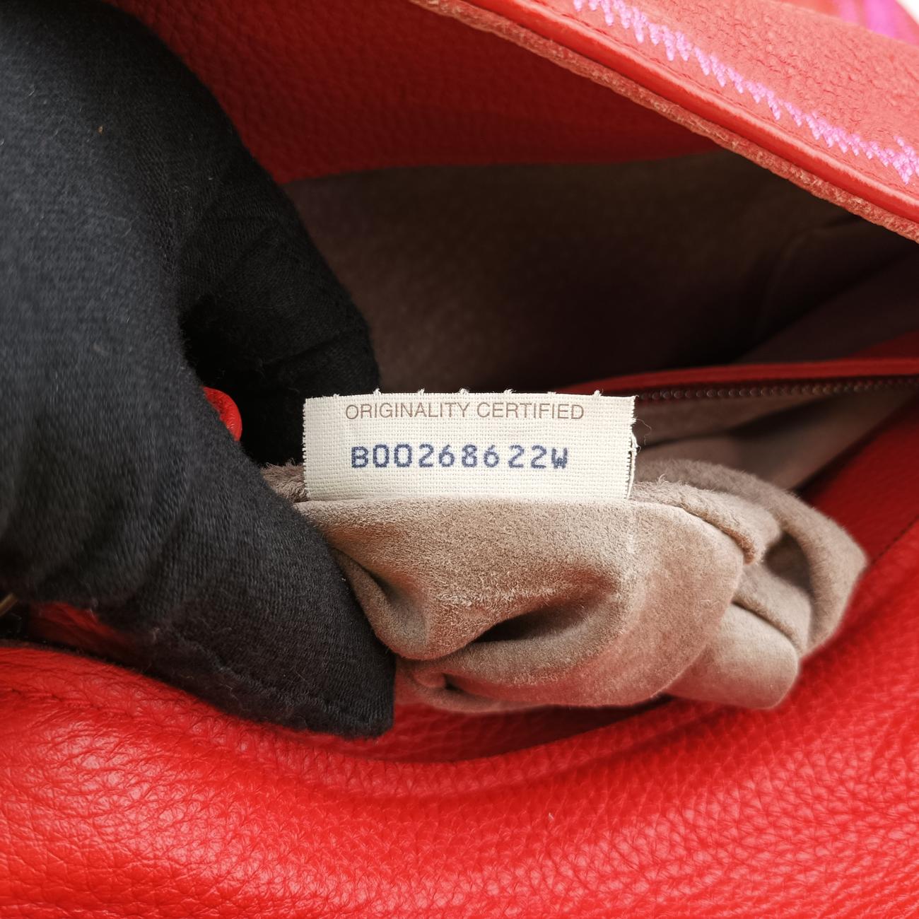IntrecciatoOrange×PinklambskinB00268622Wイントレチャートオレンジ×ピンクラムスキンB00268622W