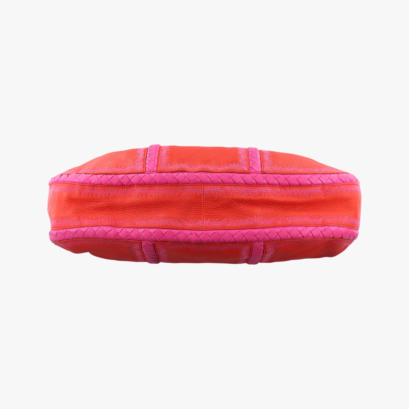 IntrecciatoOrange×PinklambskinB00268622Wイントレチャートオレンジ×ピンクラムスキンB00268622W