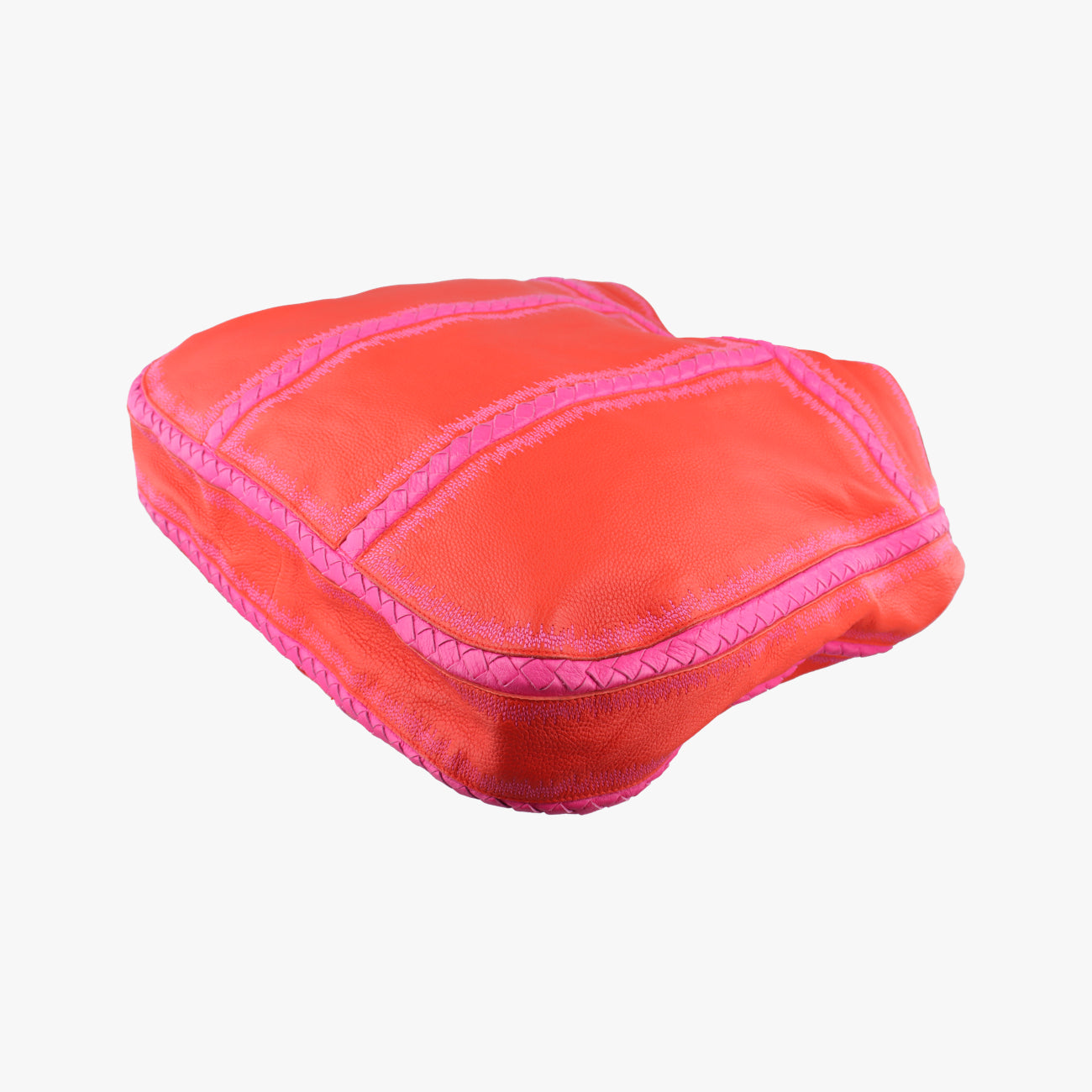 IntrecciatoOrange×PinklambskinB00268622Wイントレチャートオレンジ×ピンクラムスキンB00268622W