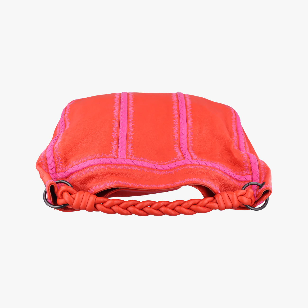 IntrecciatoOrange×PinklambskinB00268622Wイントレチャートオレンジ×ピンクラムスキンB00268622W