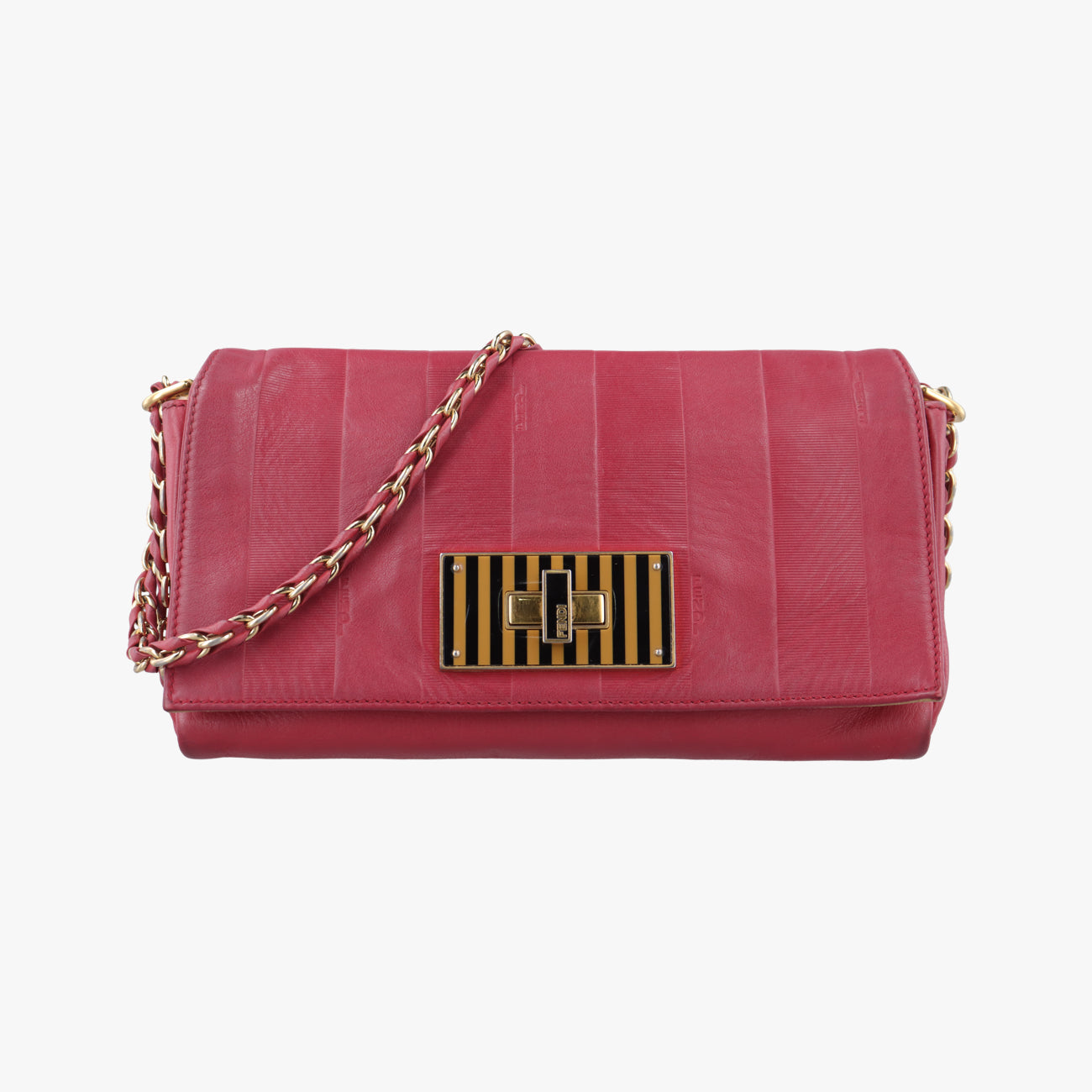 Pequin Embossed Striped ClaudiaRedLeather8BT2048BT204-F00 129-2566ペカン エンボス ストライプ クラウディアレッドレザー8BT2048BT204-F00 129-2566