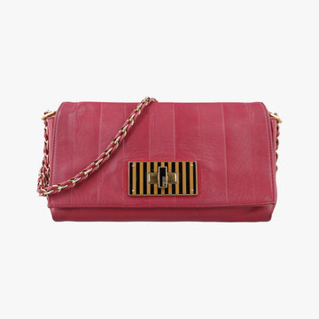 Pequin Embossed Striped ClaudiaRedLeather8BT2048BT204-F00 129-2566ペカン エンボス ストライプ クラウディアレッドレザー8BT2048BT204-F00 129-2566