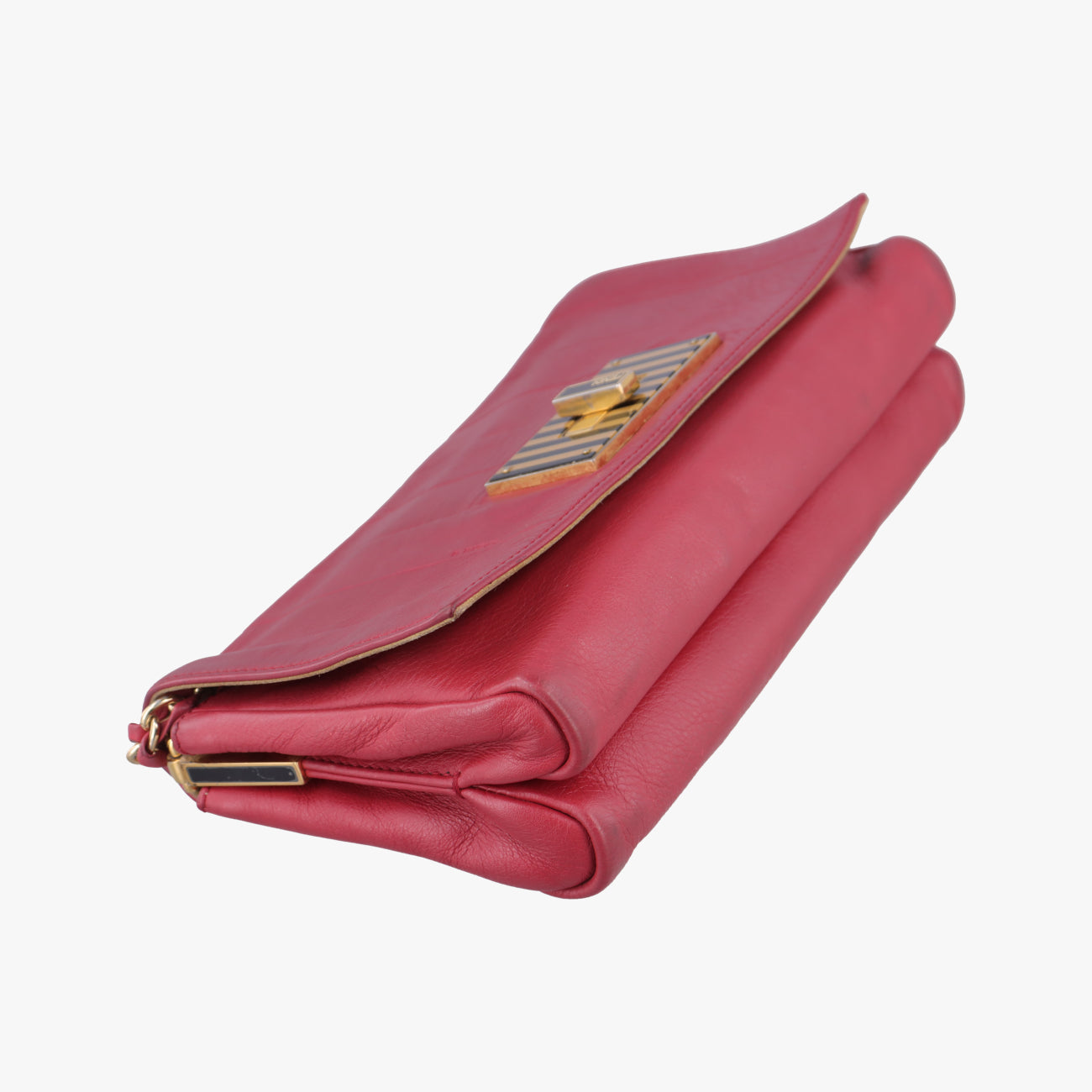 Pequin Embossed Striped ClaudiaRedLeather8BT2048BT204-F00 129-2566ペカン エンボス ストライプ クラウディアレッドレザー8BT2048BT204-F00 129-2566