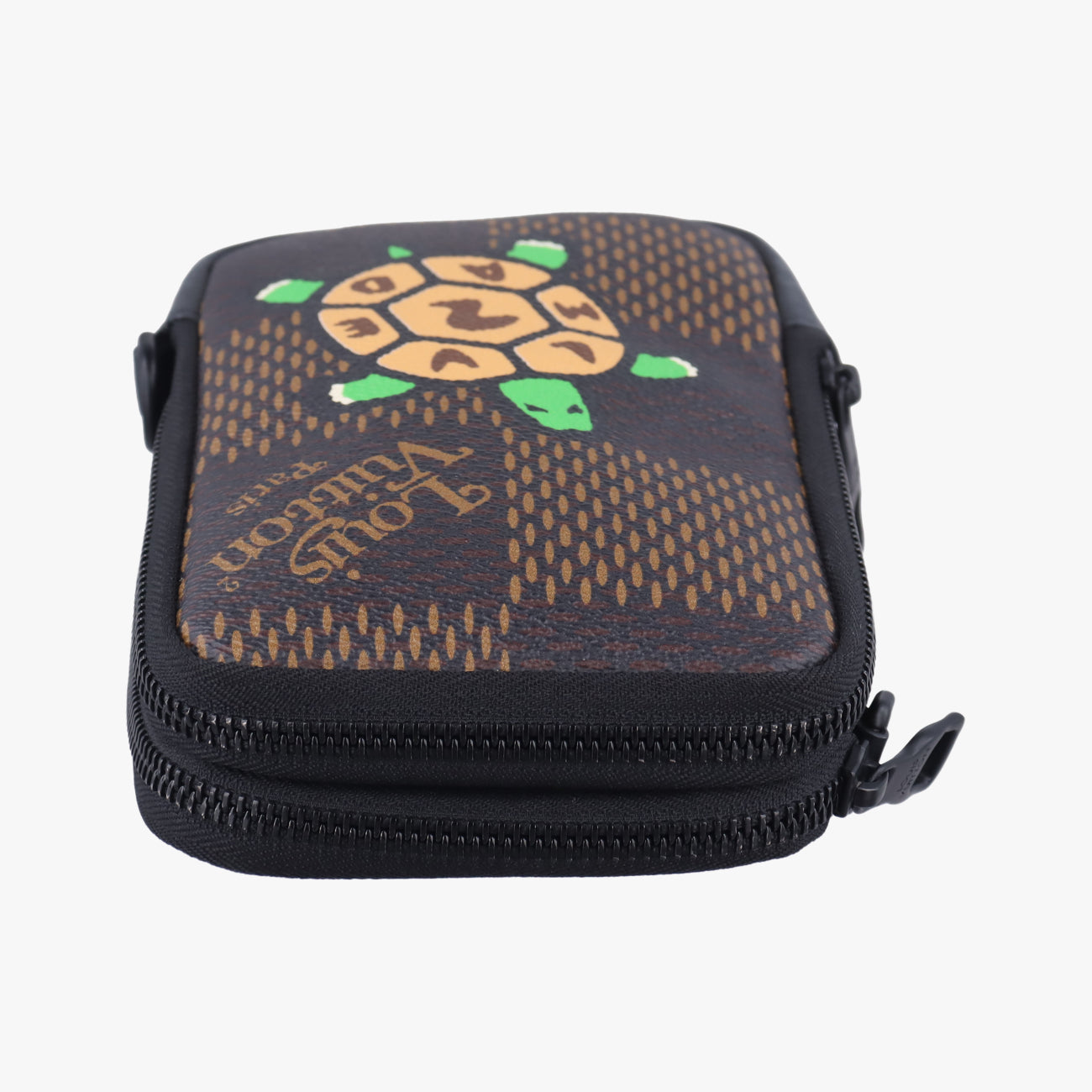 NIGO collaboration Double phone pouchEBENEDamier GiantN40377ICチップ TR4220NIGOコラボ ダブルフォンポーチエベヌダミエ ジャイアントN40377ICチップ TR4220