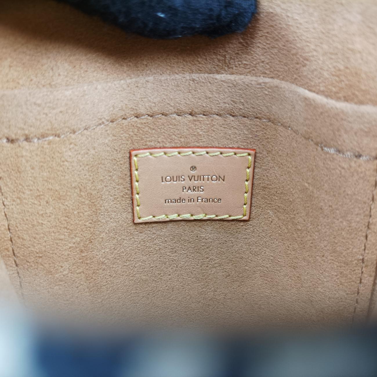 SINCE1854 Petit Sac Plat 2020AWNavy x White×Beigemonogram jacquardM80288SP4200 ICチップSINCE1854 プティット サックプラ 2020AWネイビー×ホワイト×ベージュモノグラム ジャガードM80288SP4200 ICチップ
