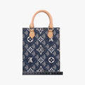 SINCE1854 Petit Sac Plat 2020AWNavy x White×Beigemonogram jacquardM80288SP4200 ICチップSINCE1854 プティット サックプラ 2020AWネイビー×ホワイト×ベージュモノグラム ジャガードM80288SP4200 ICチップ