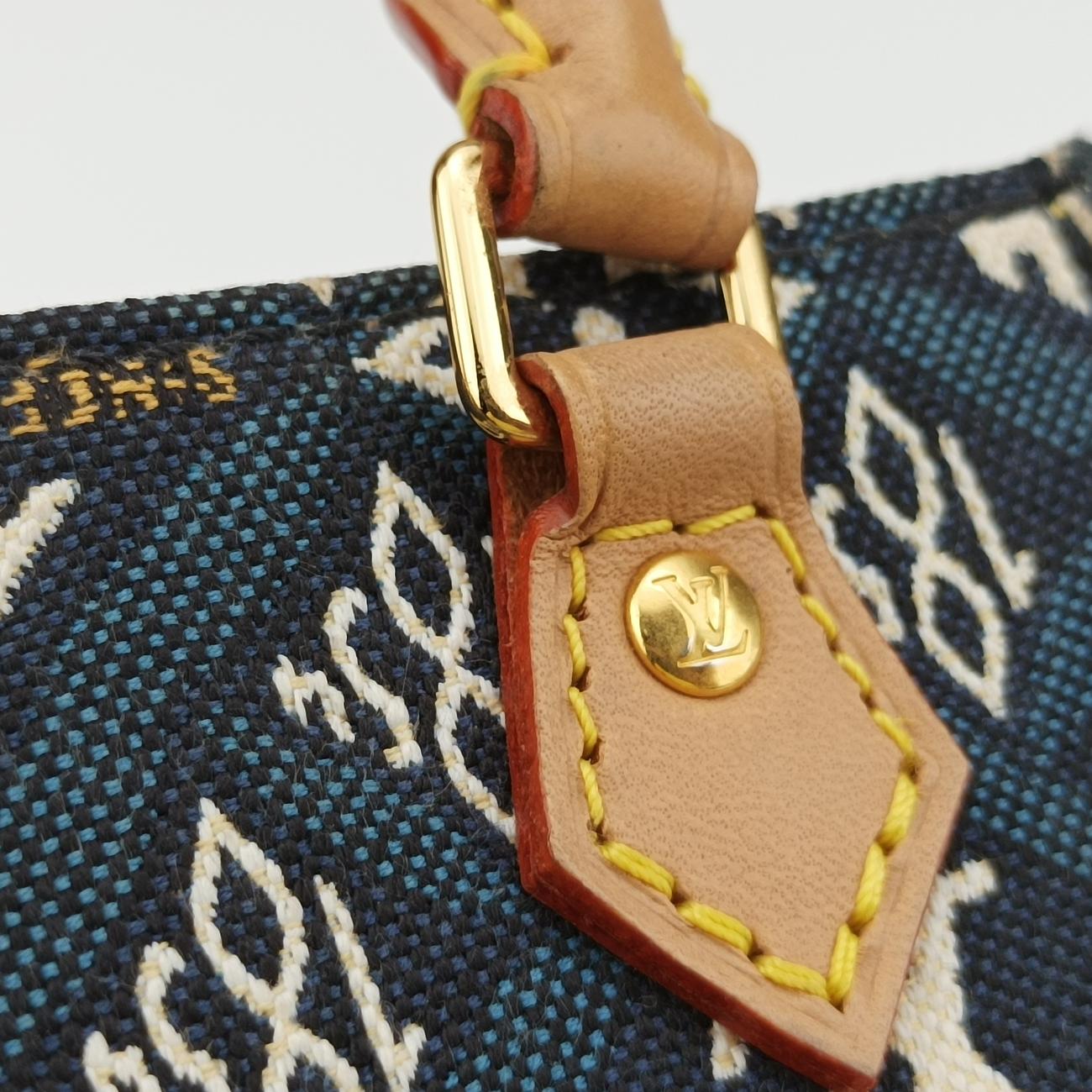 SINCE1854 Petit Sac Plat 2020AWNavy x White×Beigemonogram jacquardM80288SP4200 ICチップSINCE1854 プティット サックプラ 2020AWネイビー×ホワイト×ベージュモノグラム ジャガードM80288SP4200 ICチップ