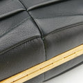 Skull Box clutchBlackleather287071 000926スカルボックスクラッチブラックレザー287071 000926