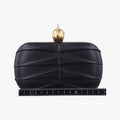 Skull Box clutchBlackleather287071 000926スカルボックスクラッチブラックレザー287071 000926