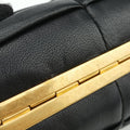 Skull Box clutchBlackleather287071 000926スカルボックスクラッチブラックレザー287071 000926