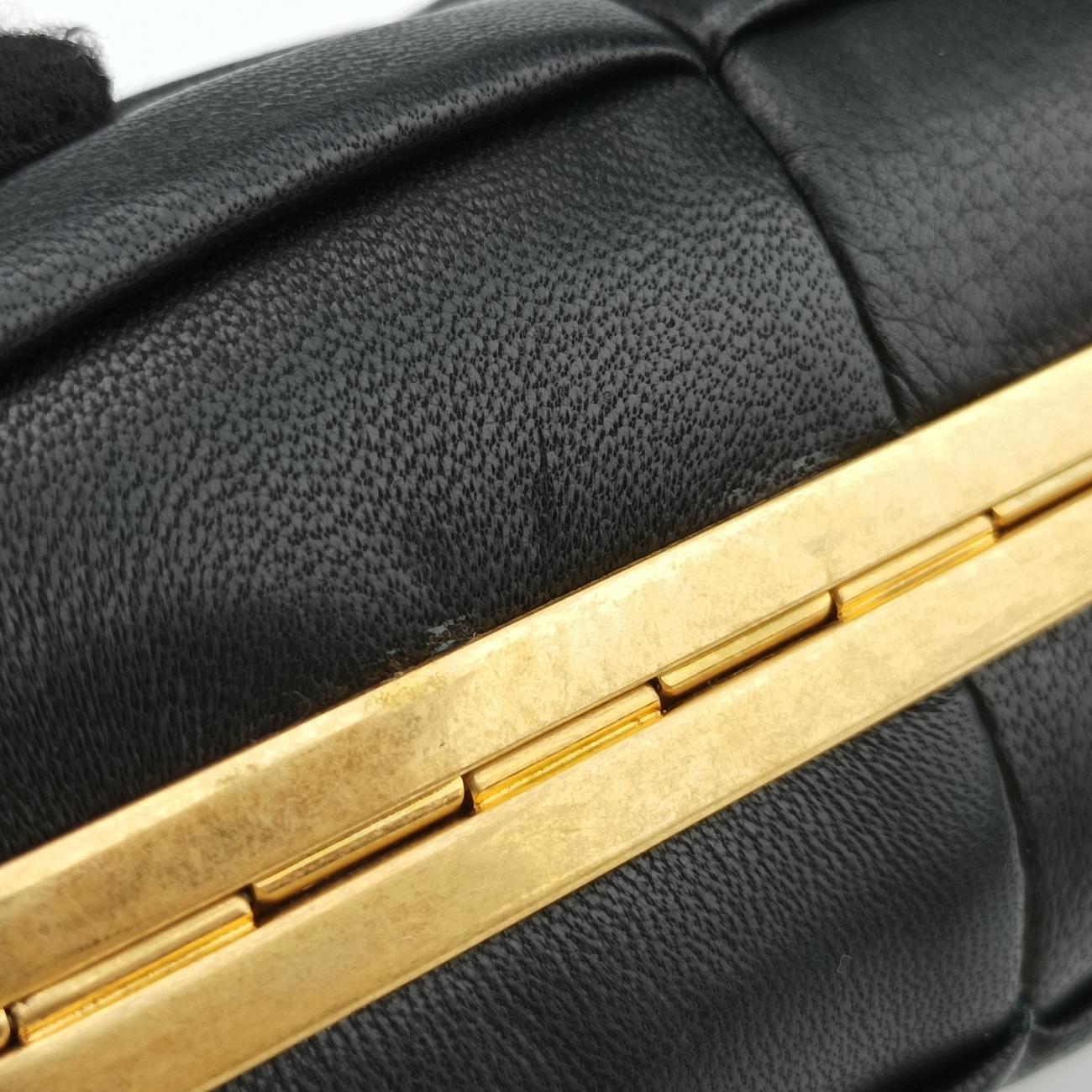 Skull Box clutchBlackleather287071 000926スカルボックスクラッチブラックレザー287071 000926