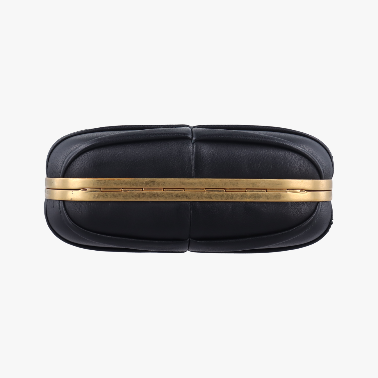 Skull Box clutchBlackleather287071 000926スカルボックスクラッチブラックレザー287071 000926