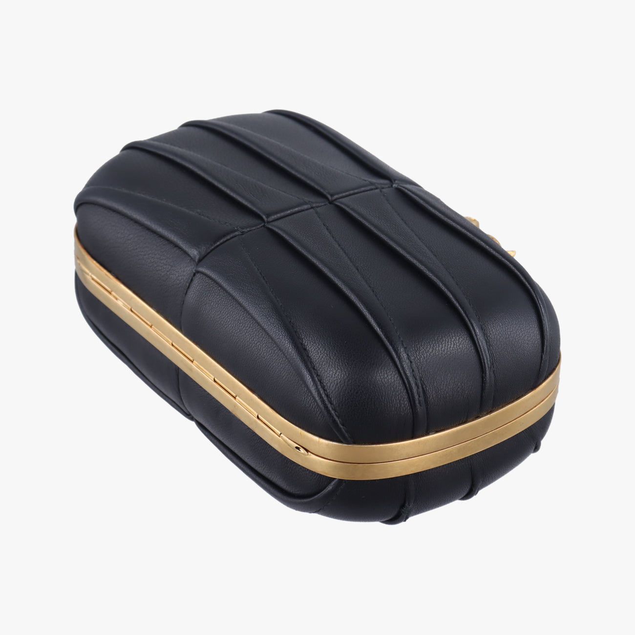 Skull Box clutchBlackleather287071 000926スカルボックスクラッチブラックレザー287071 000926