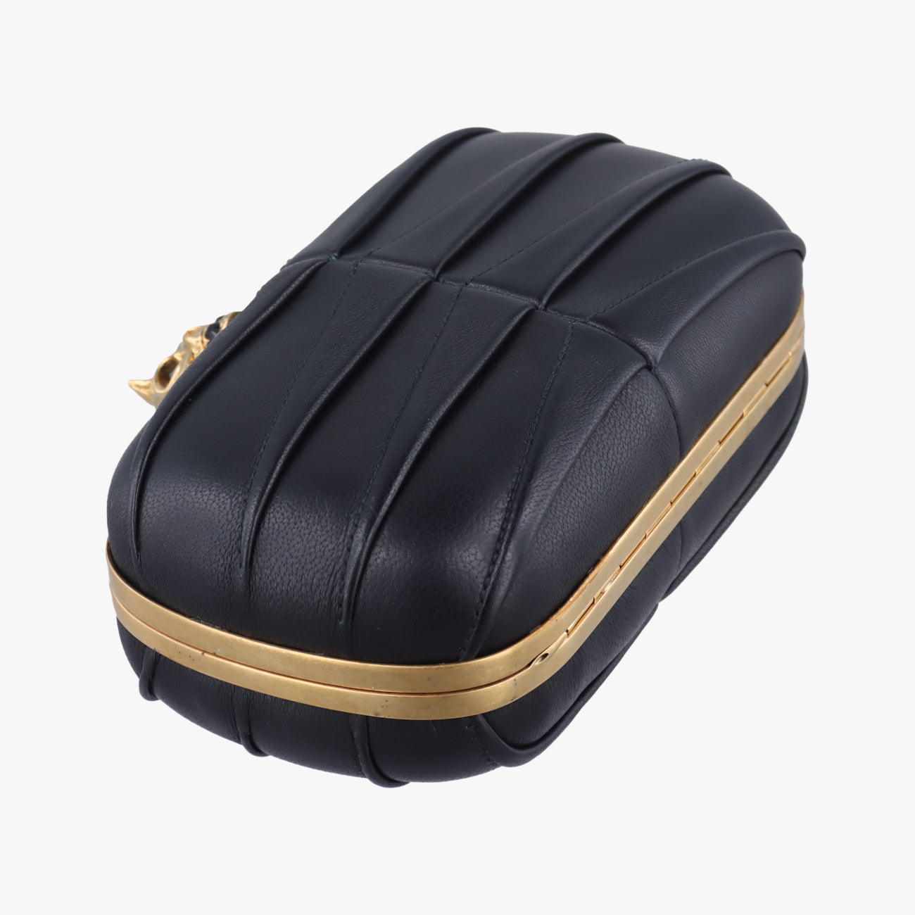 Skull Box clutchBlackleather287071 000926スカルボックスクラッチブラックレザー287071 000926