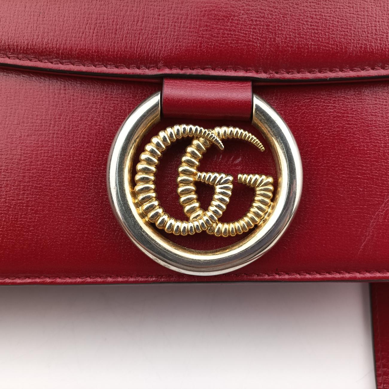 GG Ring GG MarmontRedLeather589471D029874039GGリング GGマーモントレッドレザー589471D029874039