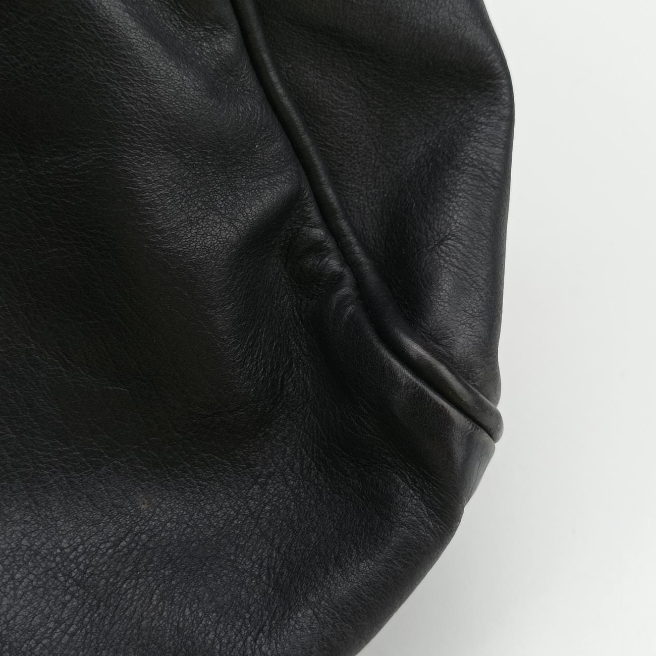 IntrecciatoBlackLeatherB00818866FイントレチャートブラックレザーB00818866F