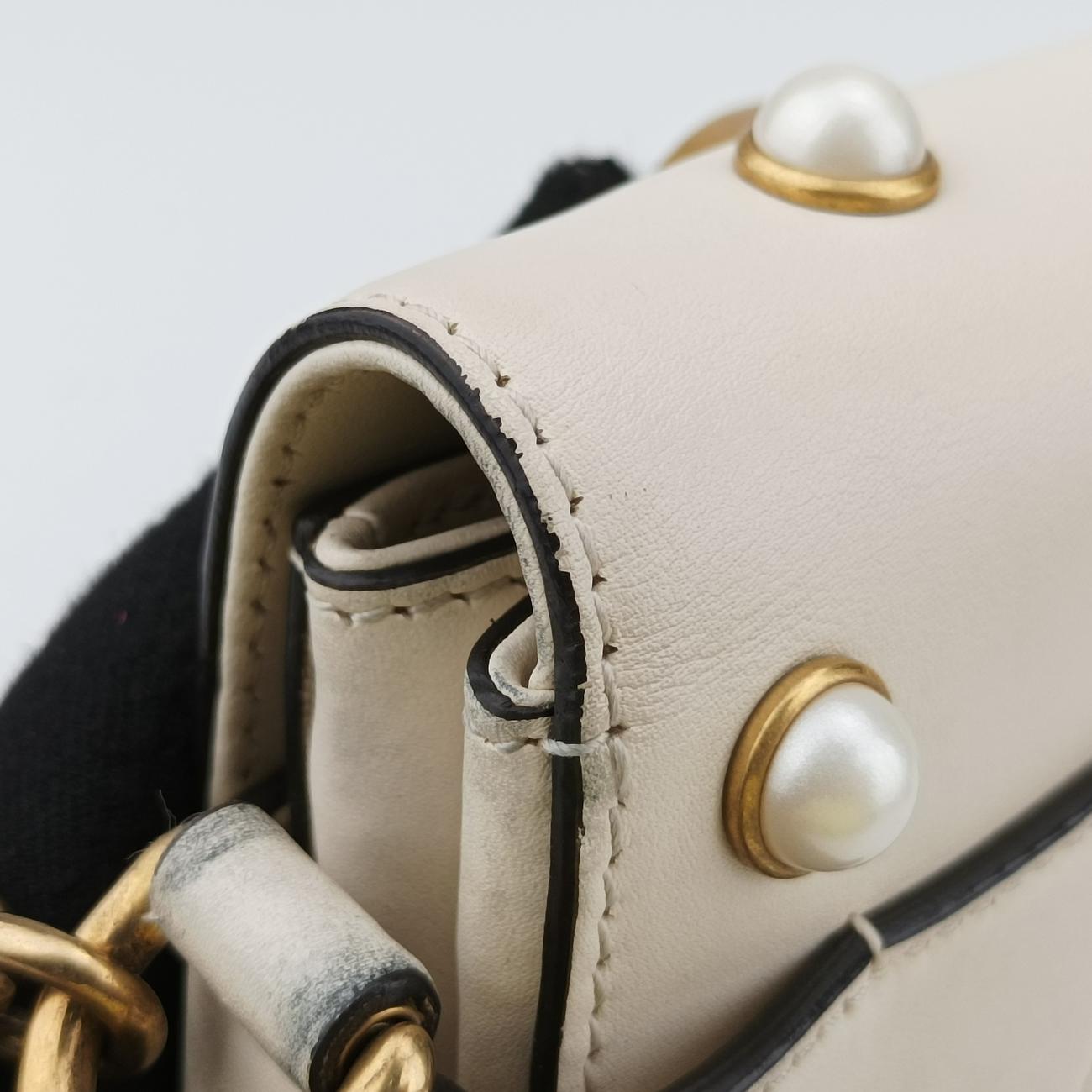 Broadway Pearl BeeWhiteLeather453778F022495009ブロードウェイ パール ビーホワイトレザー453778F022495009