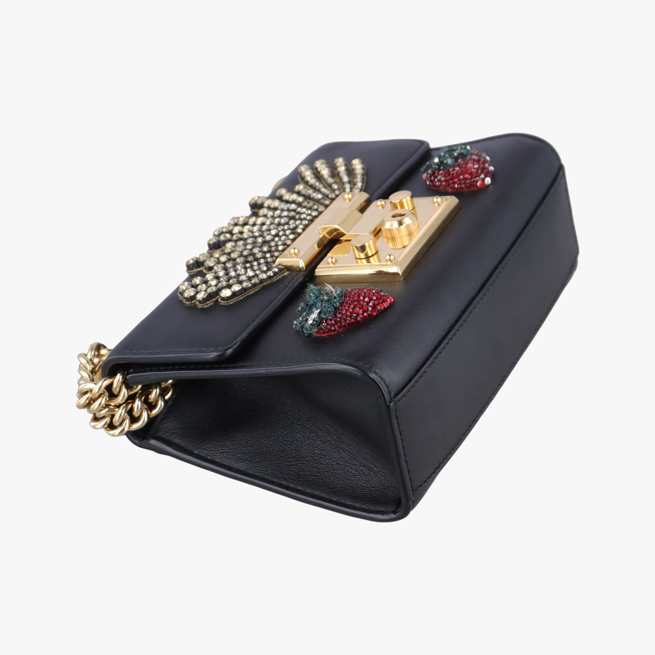 PadlockBlackLeather432182B021312556パドロックブラックレザー432182B021312556