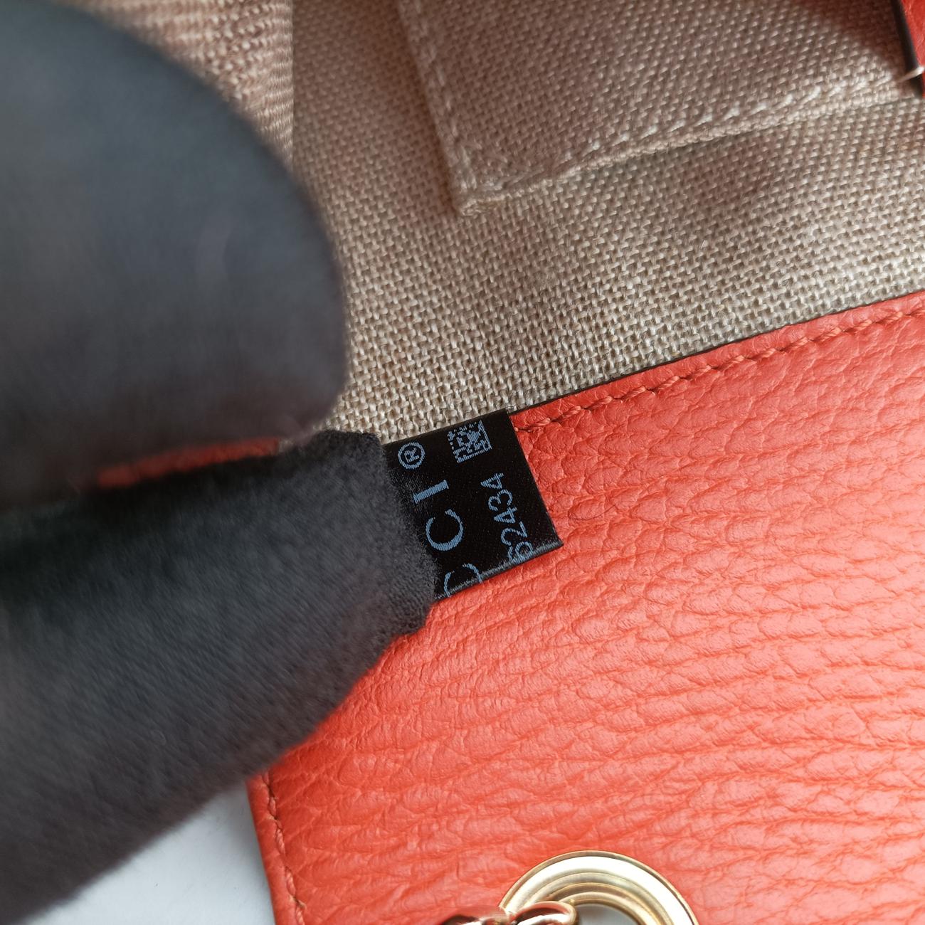 Interlocking GOrangeLeather510304A027662434インターロッキングGオレンジレザー510304A027662434