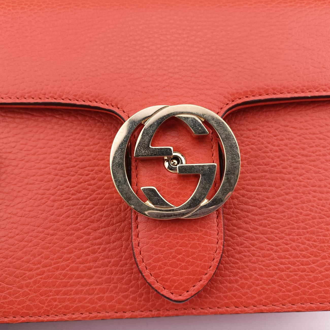 Interlocking GOrangeLeather510304A027662434インターロッキングGオレンジレザー510304A027662434