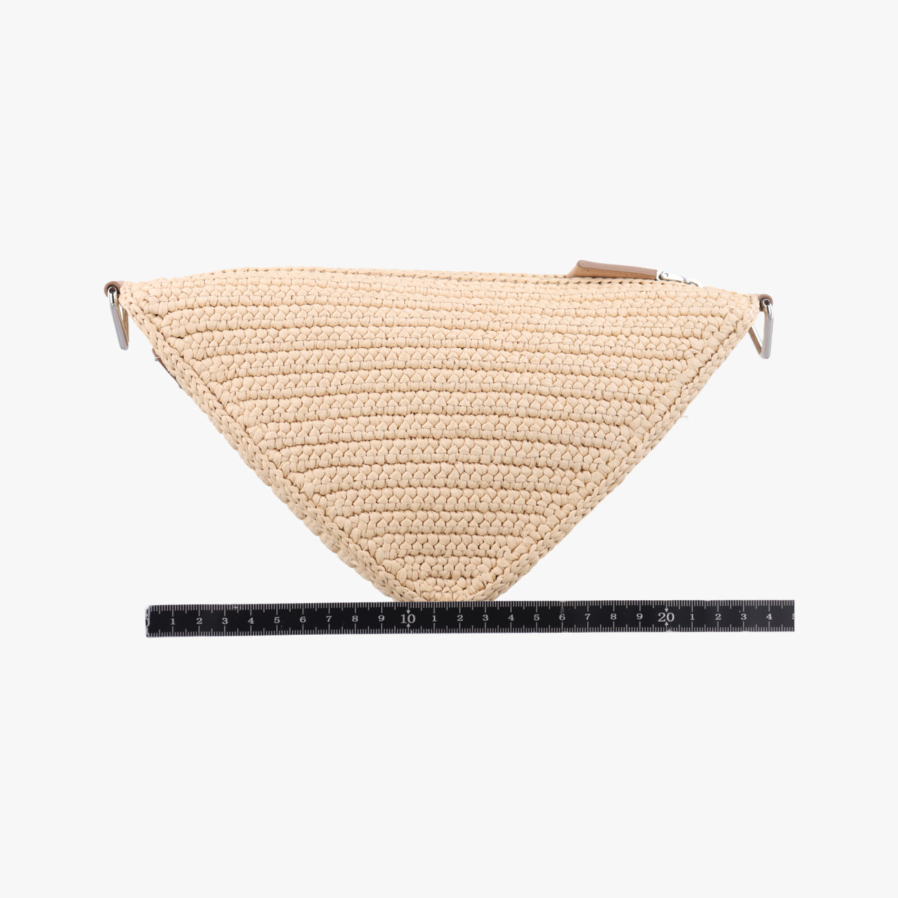 Triangle LogoBeigeStraw1BH190272 1トライアングル ロゴベージュストロー1BH190272 1