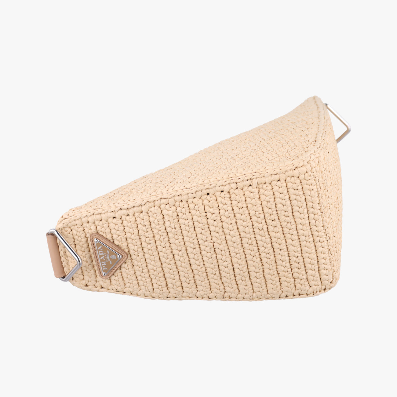 Triangle LogoBeigeStraw1BH190272 1トライアングル ロゴベージュストロー1BH190272 1
