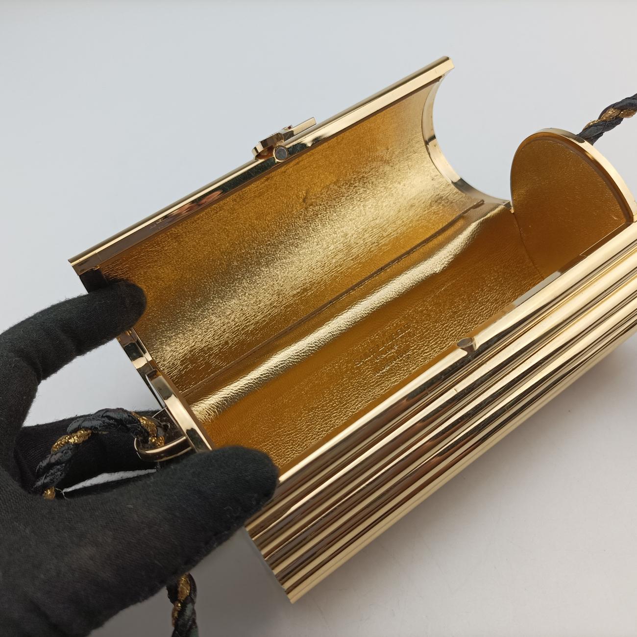 Fringe Monogram Opium BoxGoldenPlexiglass418523ART418523.0316フリンジモノグラムオピウムボックスゴールドプレキシガラス418523ART418523.0316