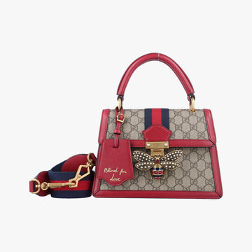 Queen Margaretbeige×MulticolourPVC coated canvas×Leather476541G027799086クイーン マーガレットベージュ×マルチカラーPVCコーティングキャンバス×レザー476541G027799086