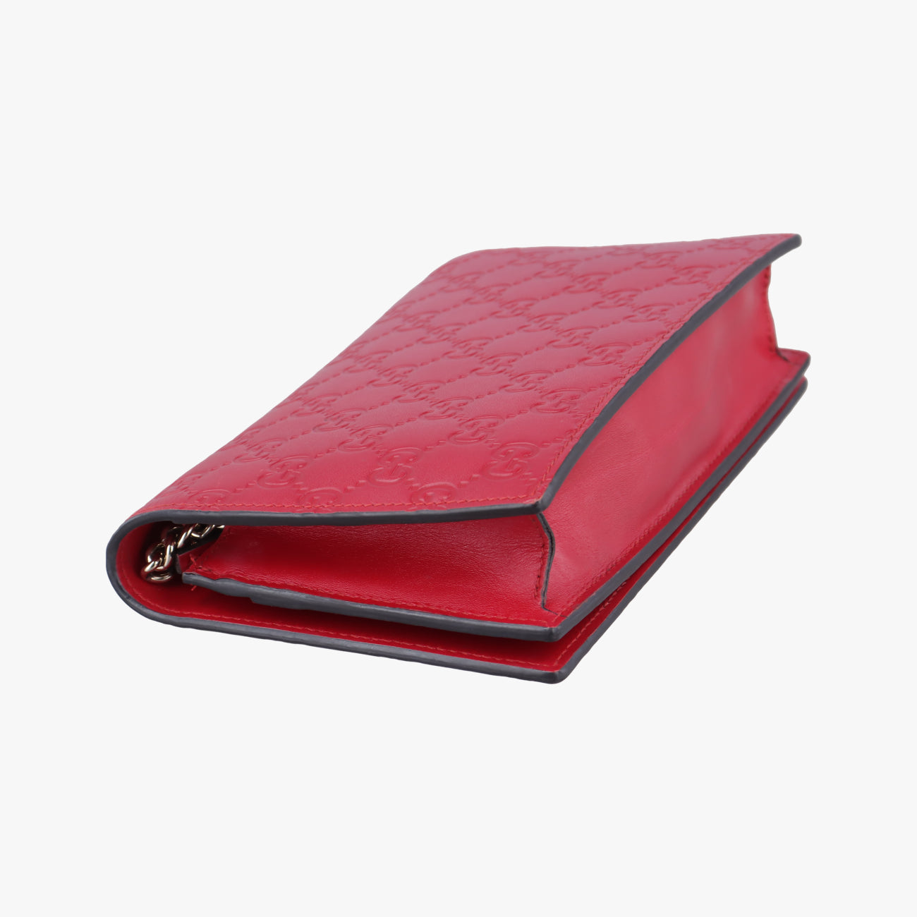 Guccissima Signature BowyRedLeather431408グッチッシマ シグネチャー ボウイレッドレザー431408