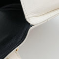 Chevron Quilted  SmallWhite x BlackLeather27211298シェブロンキルティングスモールホワイト×ブラックレザー27211298