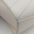 Chevron Quilted  SmallWhite x BlackLeather27211298シェブロンキルティングスモールホワイト×ブラックレザー27211298