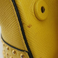 Cuir Studded Open PromenadeYellowSaffiano LeatherBN275325プロムナード スタッズイエローサフィアーノレザーBN275325